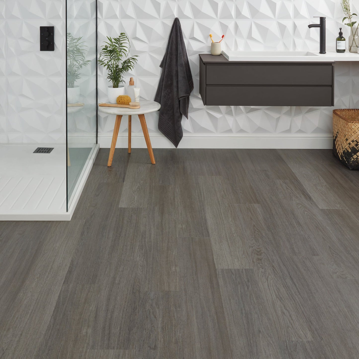 Knight Tile Gluedown Wood Look Luxury Vinyl