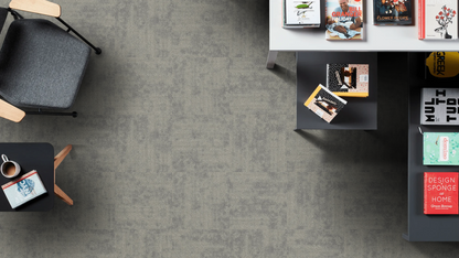 Cumulus Patterned Textured Loop Pile Carpet Tile