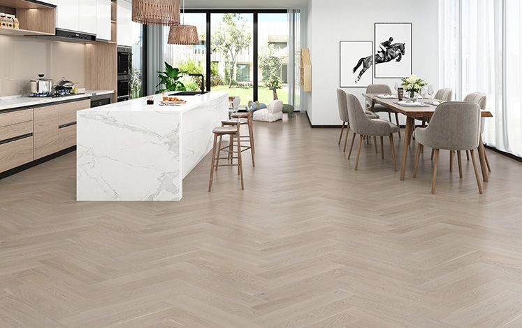 Coastline Euro Oak Herringbone Timber