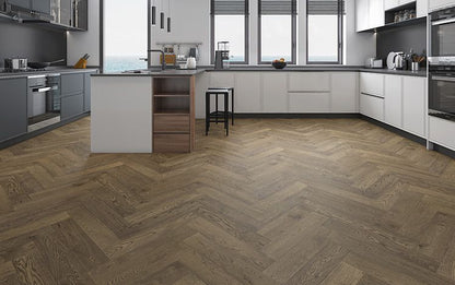 Grand Oak Herringbone Timber